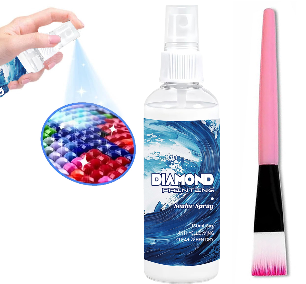 Artwork Craft - 150ml Diamond Painting Sealant Spray Craft