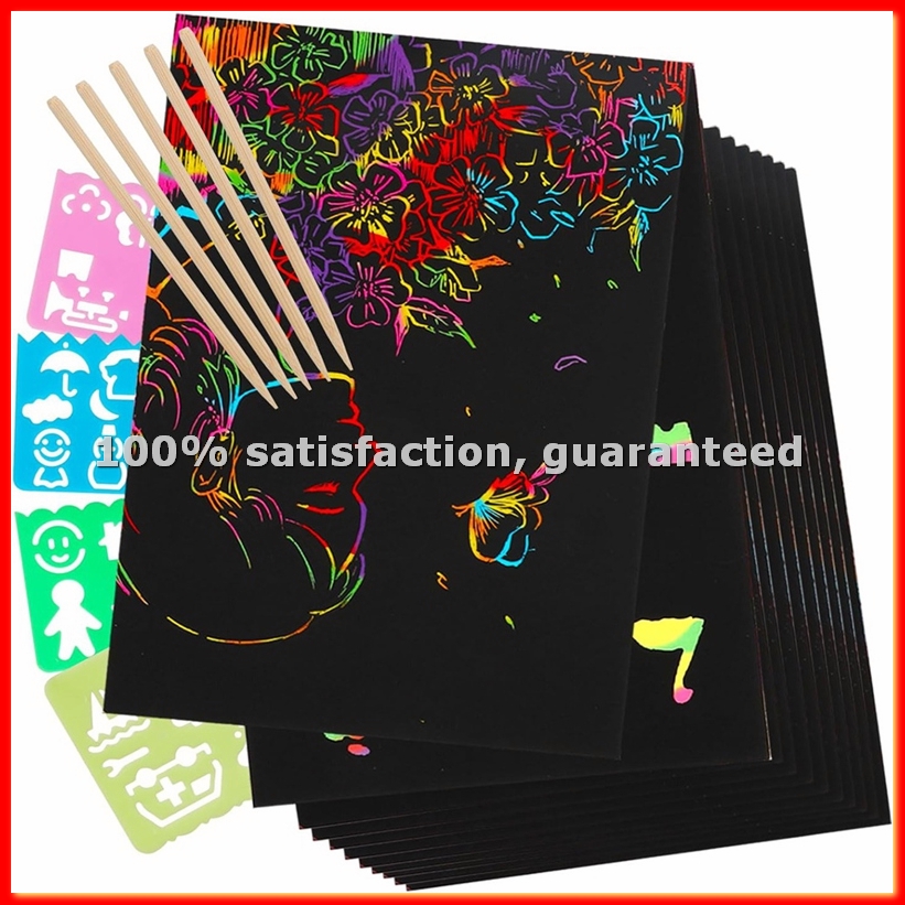 Art Crafting - Scratch Paper Art Set, Black Crafts