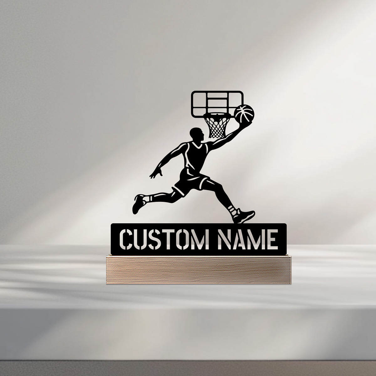Art Crafting - 1pc Simple Basketball expert Customized Name