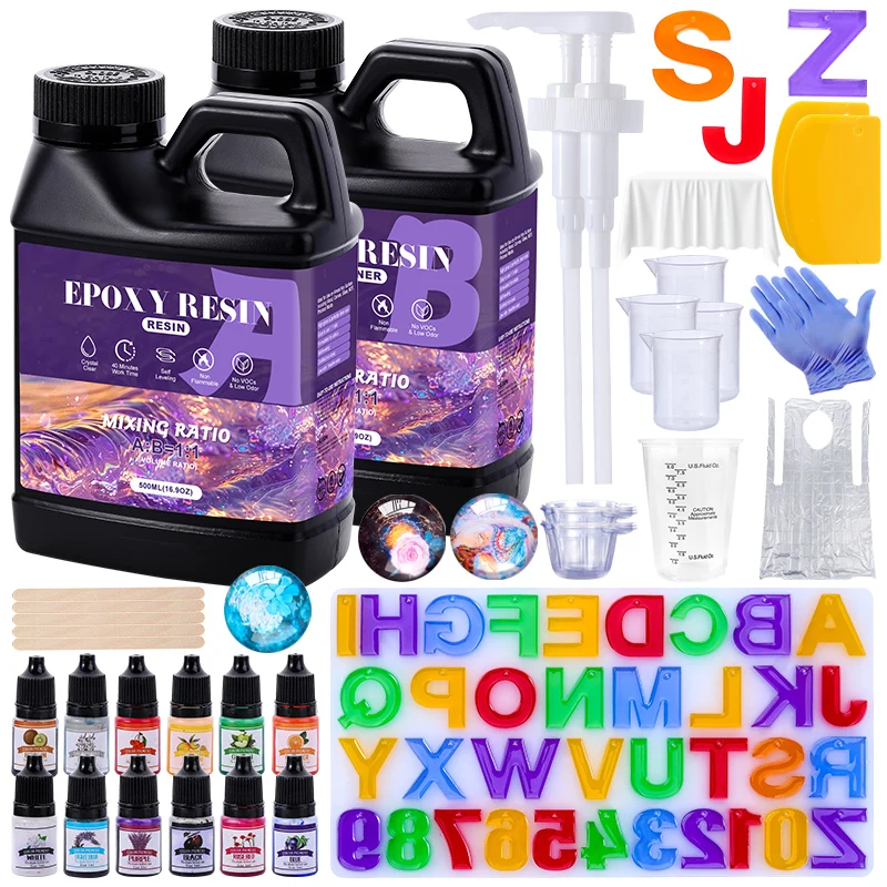Art Craft Easy - Epoxy Resin Kit Crystal Clear Epoxy
