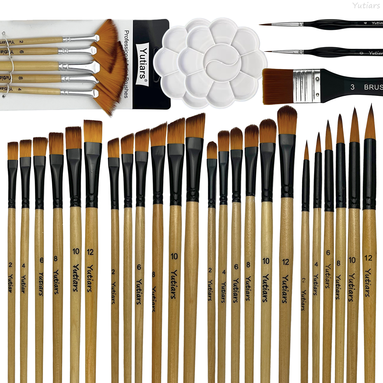 Art Craft 2 Year Olds - Artist Series 32pcs Yutiars Paint Brush