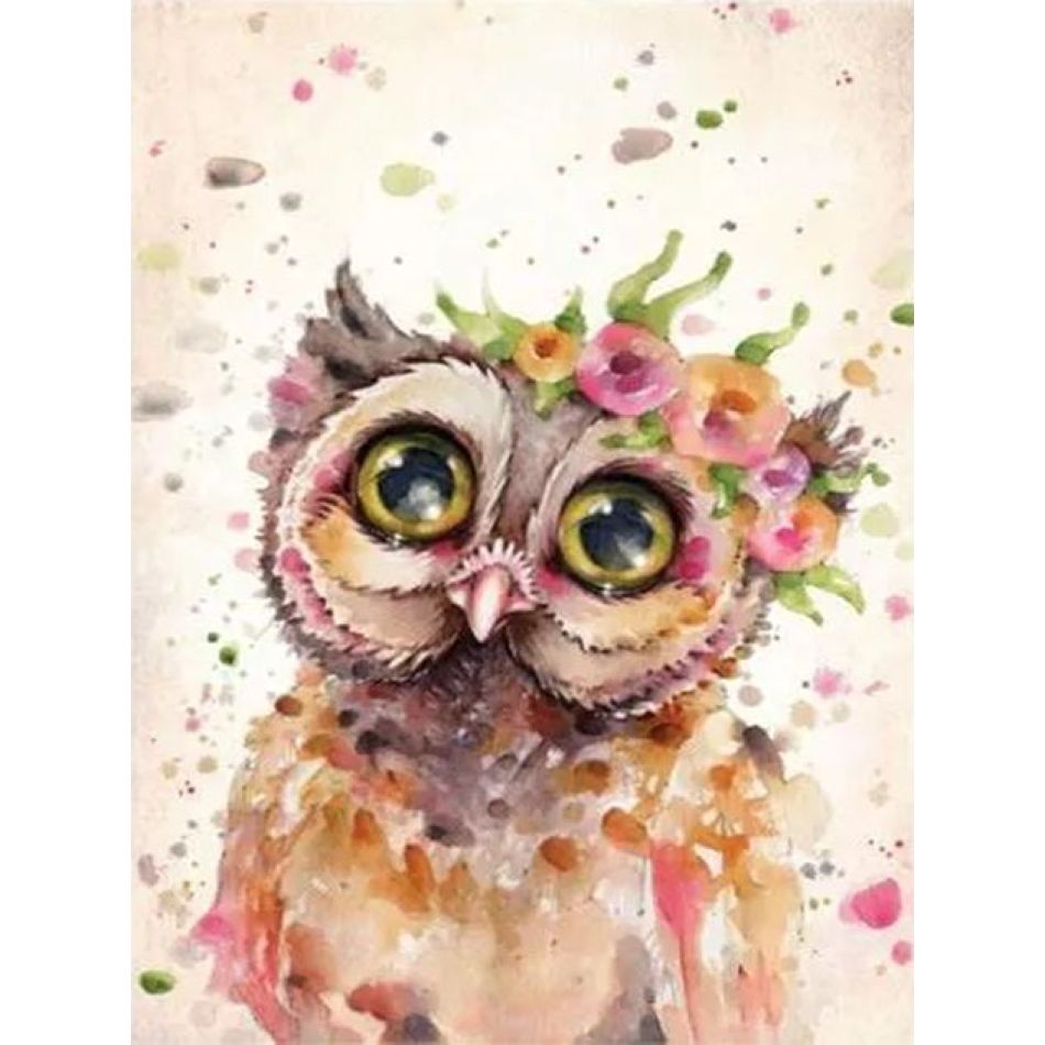 Art Craft Ideas With Paper - RUOPOTY Owl Diamond Painting Home Wall