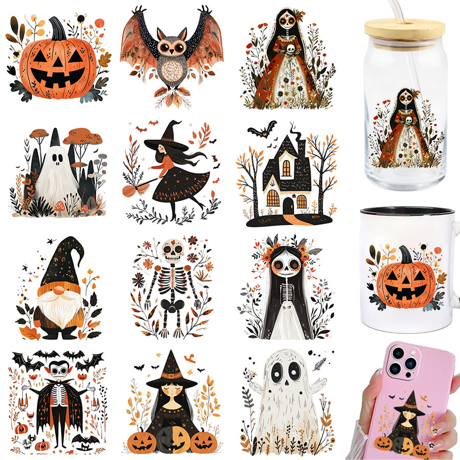 2pcs Nordic Autumn Folk Art Ha - Art And Craft Autumn ulasan dan harga