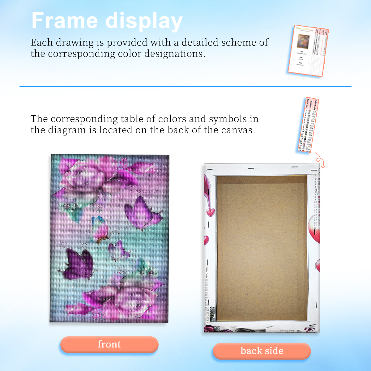 RUOPOTY Purple Flowers Diamond - Art Craft Ideas With Paper ulasan dan harga