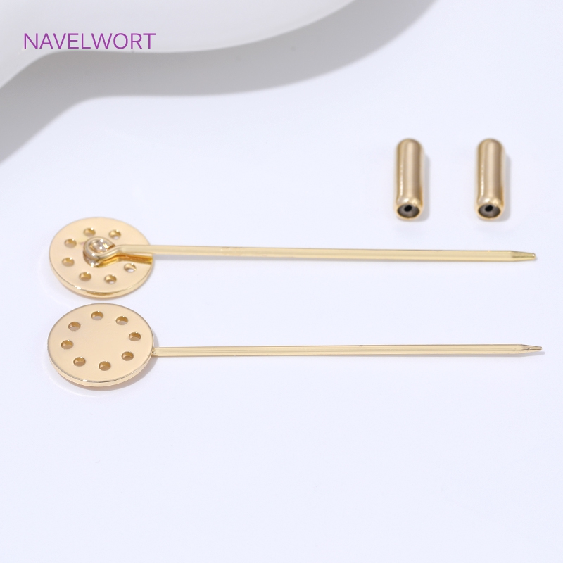 14K Gold Plated Long Brooch Sa - Art Craft Ideas ulasan dan harga