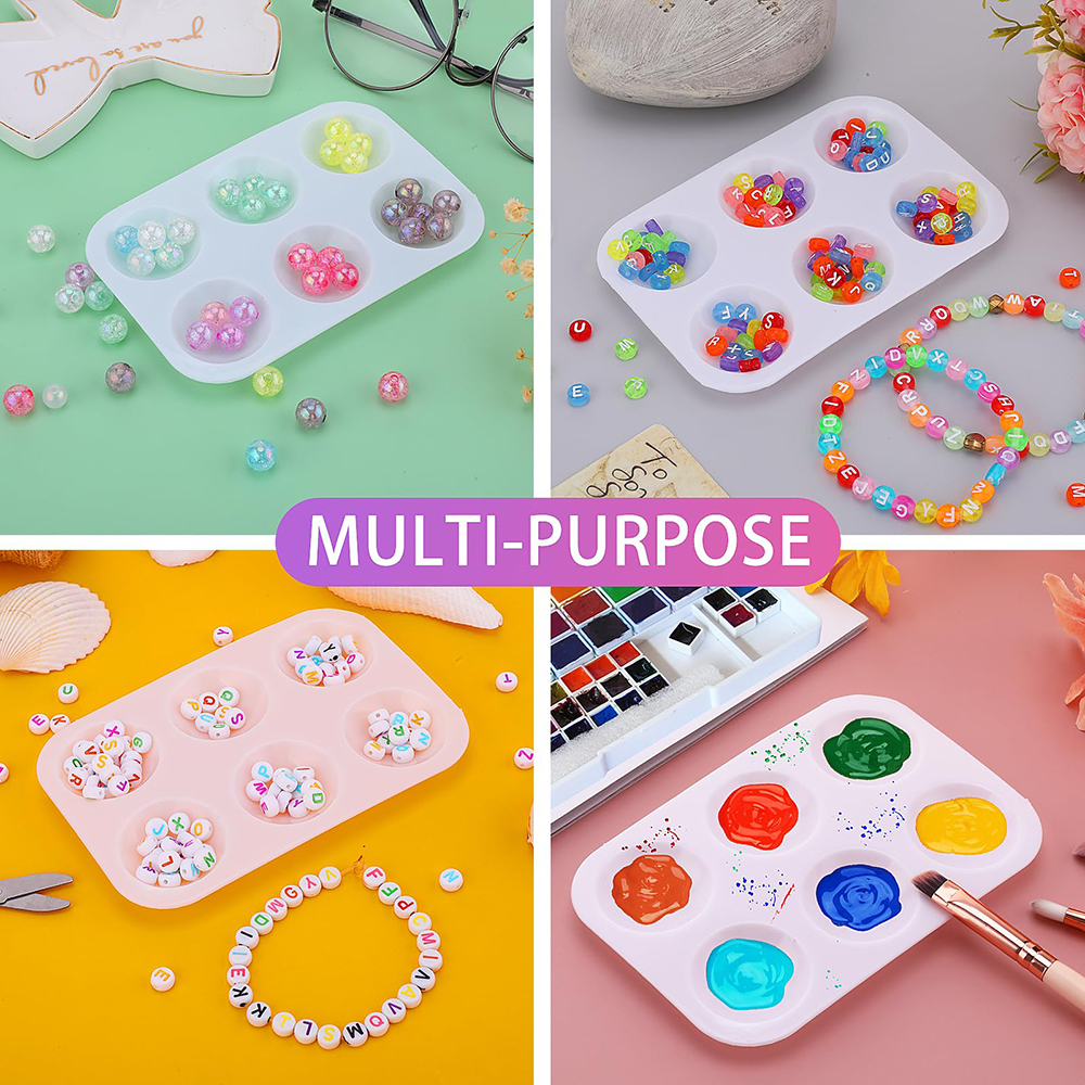 Paint Tray Palette, 6 Wells Mi - Art Craft 2 Year Olds ulasan dan harga