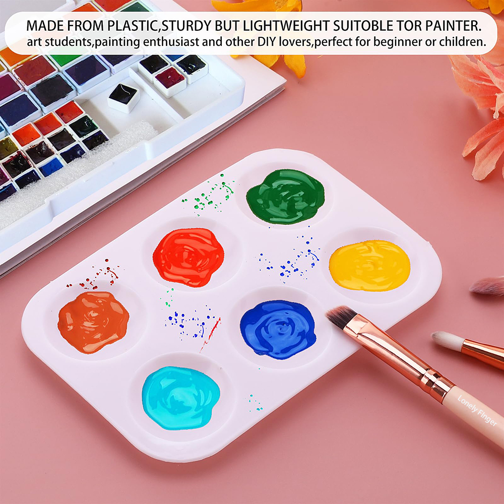 Paint Tray Palette, 6 Wells Mi - Art Craft 2 Year Olds ulasan dan harga