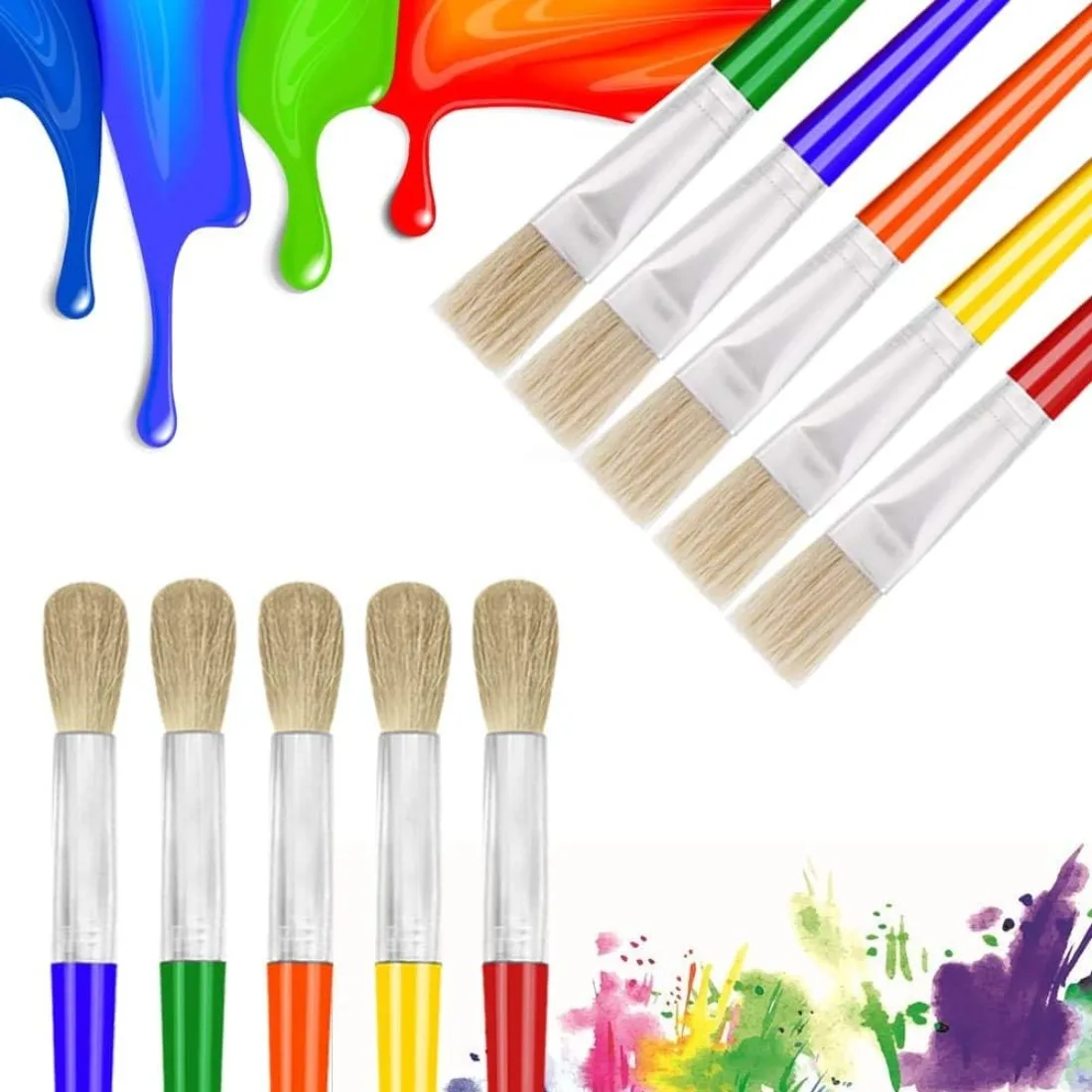 Non-slip Grip Kids Painting Br - Art Craft Activities For Preschoolers ulasan dan harga