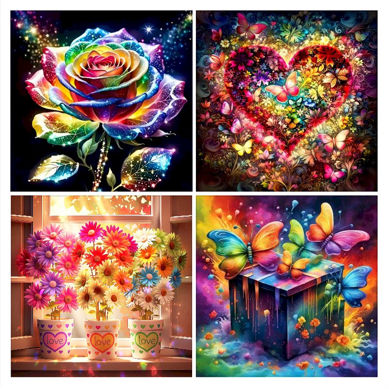 SDOYUNO DIY 5D Diamond Paintin - Art Craft Ideas With Paper ulasan dan harga
