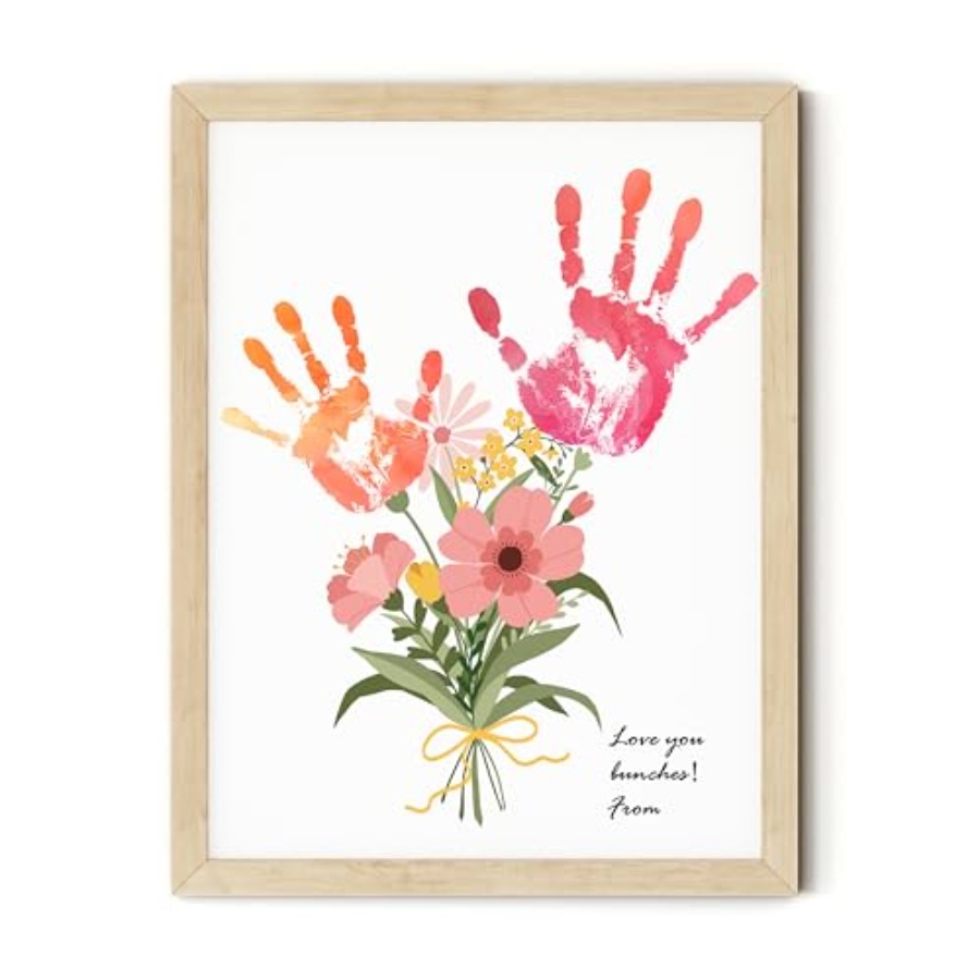 Flower Bouquet Handprint Art C - Art Crafting ulasan dan harga