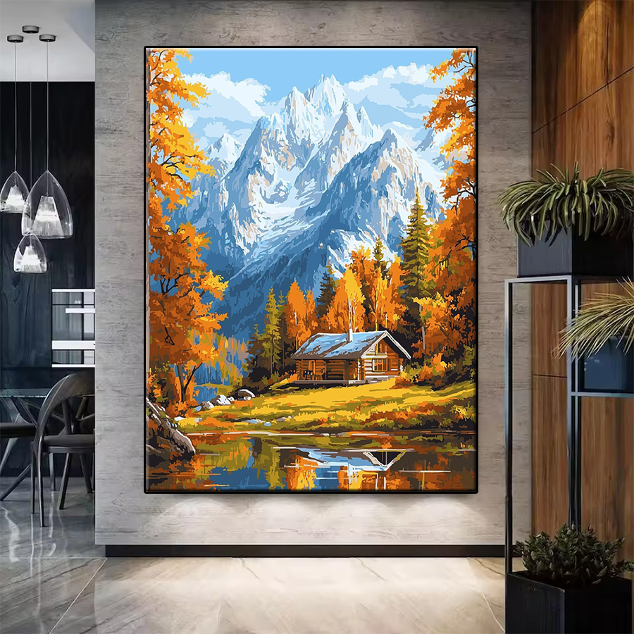 5D Diamond Painting Kit New Au - Art And Craft Autumn ulasan dan harga