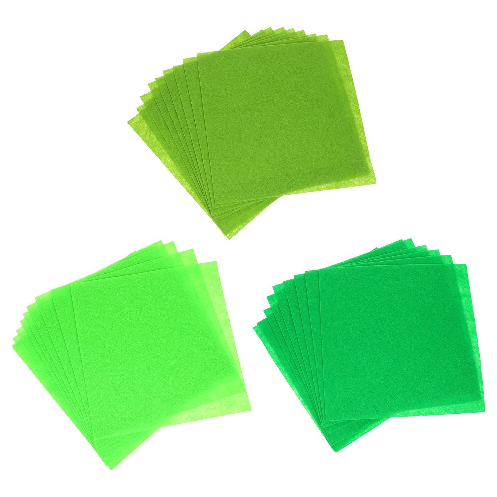 30Pcs Green Felt Sheets Thick  - Art And Craft Autumn ulasan dan harga