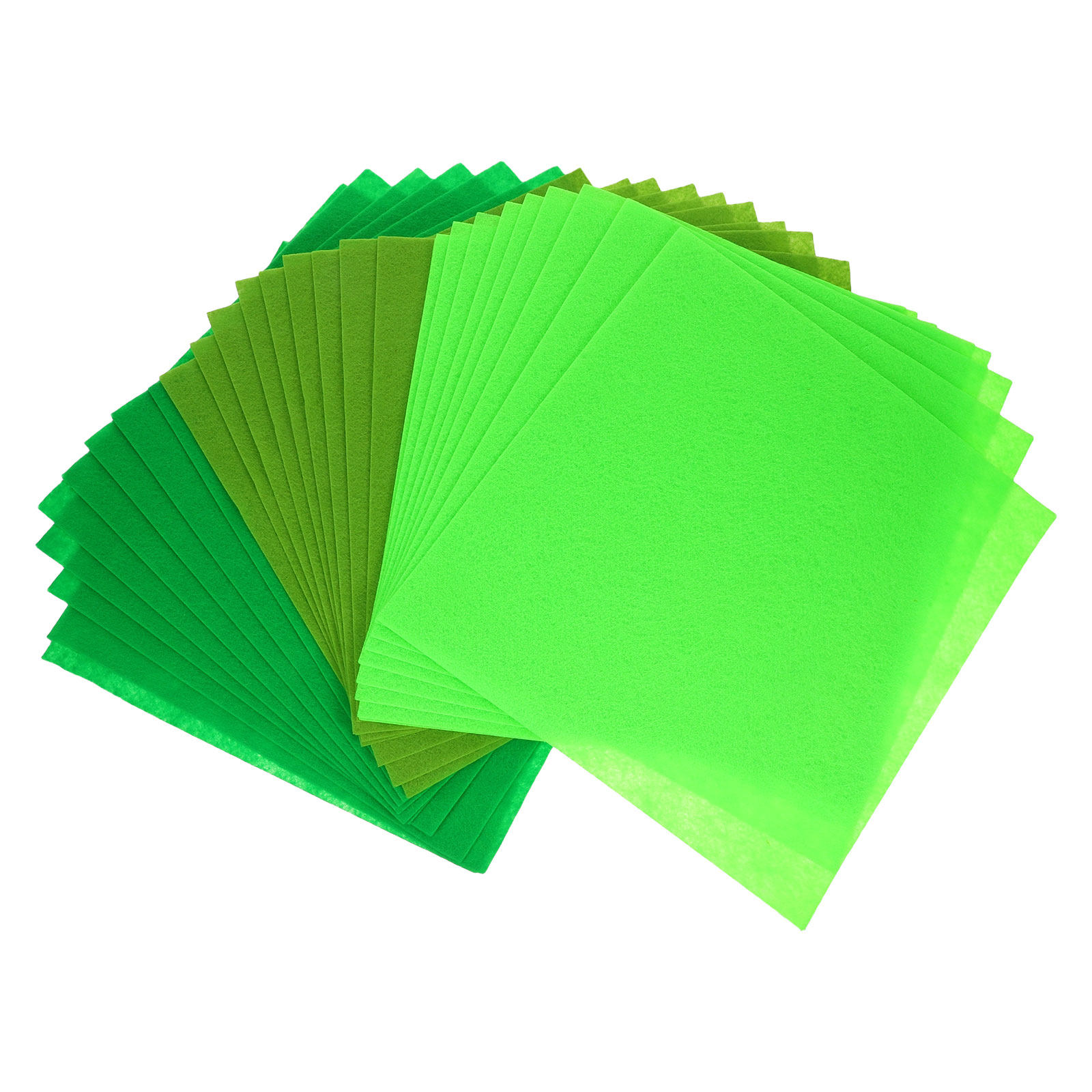 30Pcs Green Felt Sheets Thick  - Art And Craft Autumn ulasan dan harga
