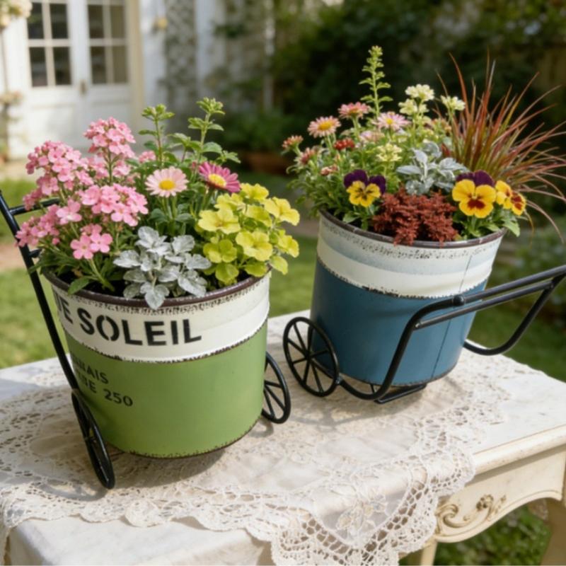 Flower Pot Succulents Planter  - Art Craft Description ulasan dan harga