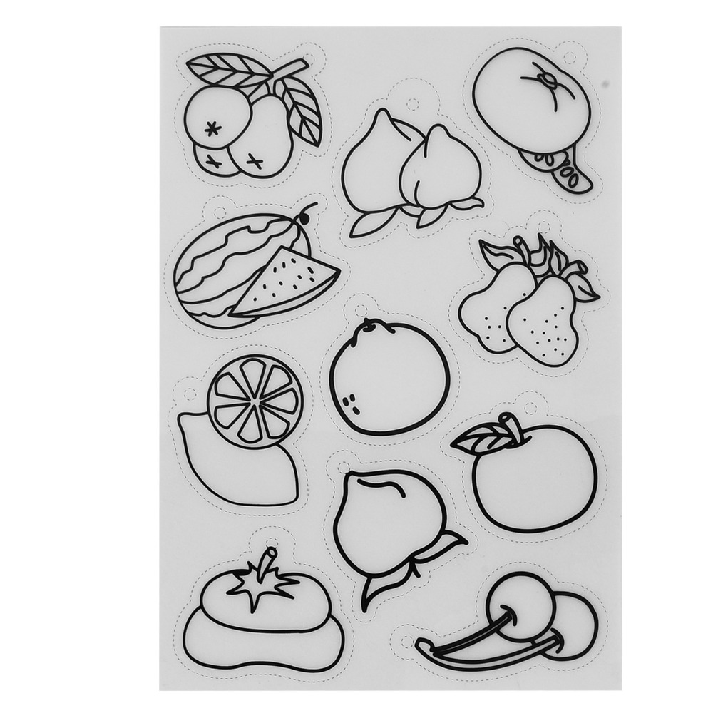 8pcs Fruit Vegetable Pattern H - Craft And Art Difference ulasan dan harga