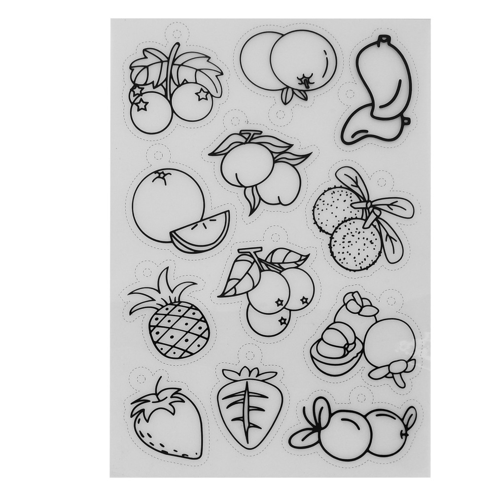 8pcs Fruit Vegetable Pattern H - Craft And Art Difference ulasan dan harga