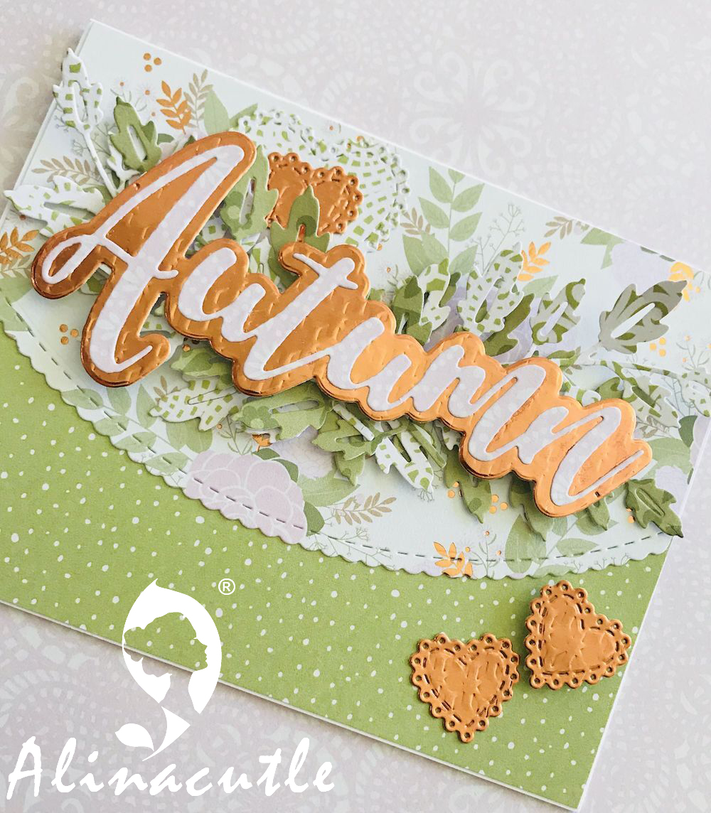 METAL CUTTING DIES cut AlinaCr - Art And Craft Autumn ulasan dan harga