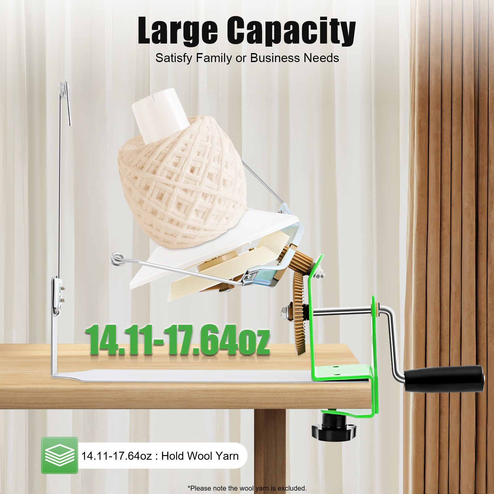Portable Wool Ball Winder 400- - Art Craft Yarn ulasan dan harga