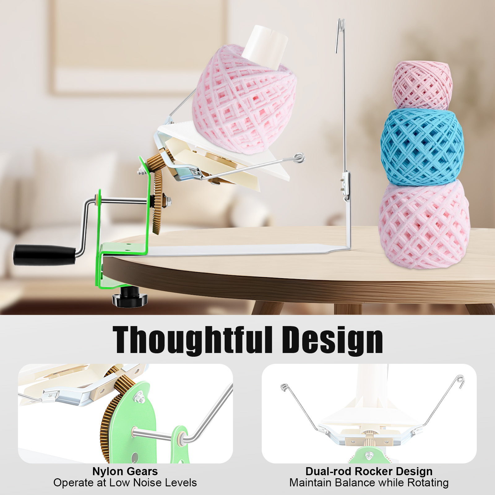 Portable Wool Ball Winder 400- - Art Craft Yarn ulasan dan harga