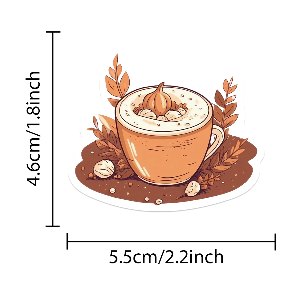 50PCS Cute Autumn Fall Sticker - Art And Craft Autumn ulasan dan harga
