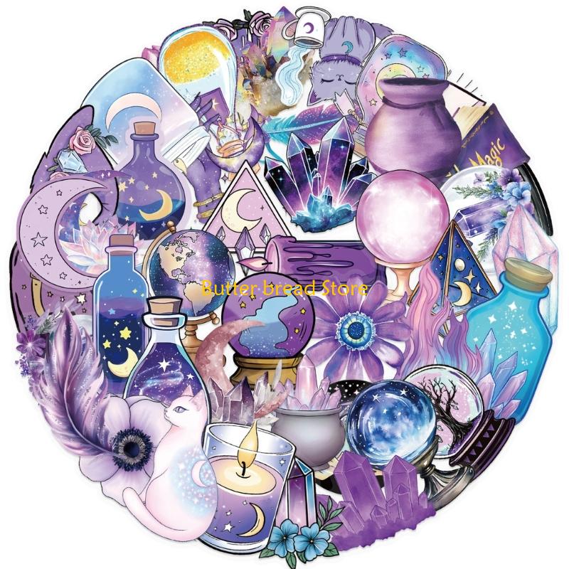 W89C 50Counts Witch Theme Stic - Art Craft Description ulasan dan harga