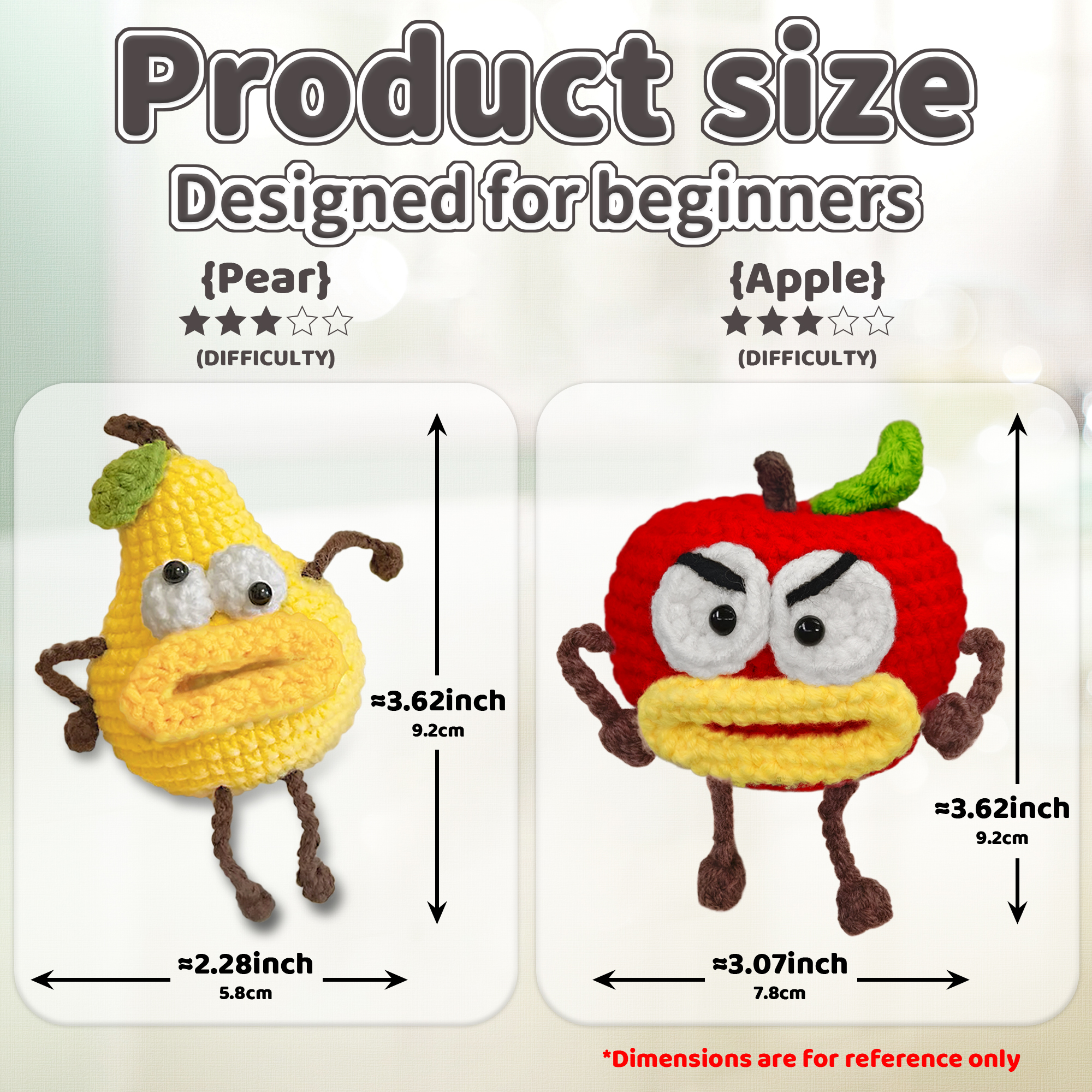 YAMAXIN DIY Crochet Kit for Be - Art Craft Yarn ulasan dan harga