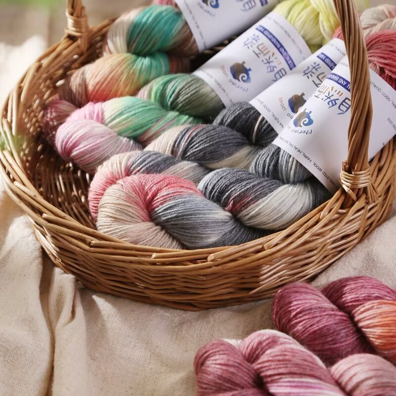 100g Soft Handmade Dyed Yarn R - Art Craft 2 Year Olds ulasan dan harga