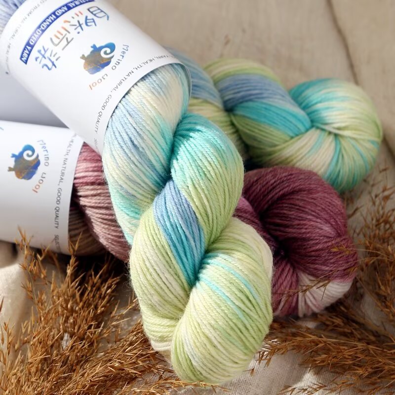 100g Soft Handmade Dyed Yarn R - Art Craft 2 Year Olds ulasan dan harga