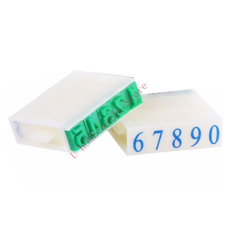 63HF Set of 10 Number Stamp Fo - Art Craft Description ulasan dan harga