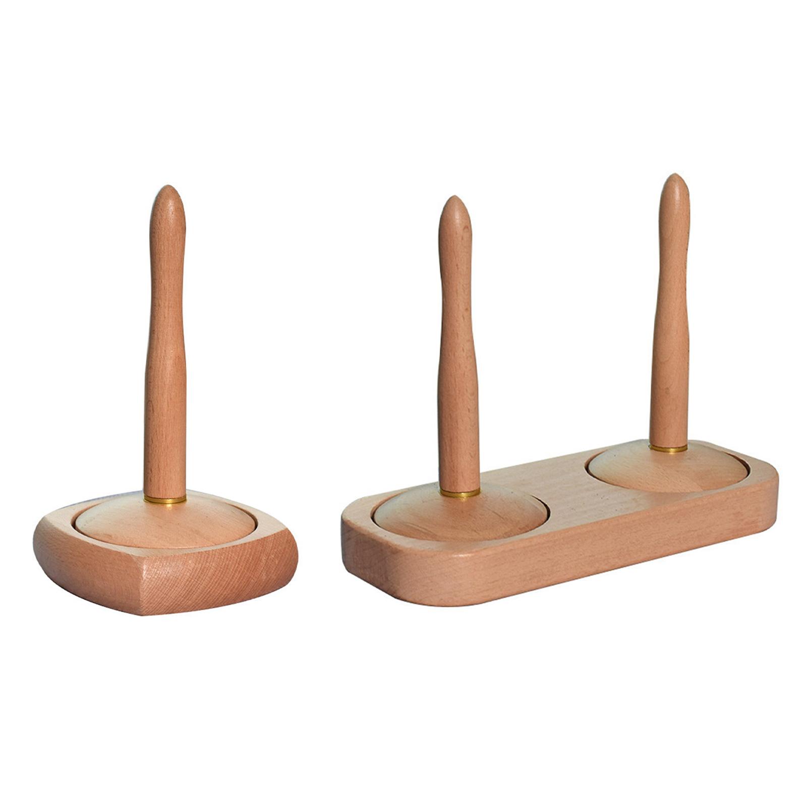 Yarn Holder Wood Yarn Dispense - Art Craft Yarn ulasan dan harga