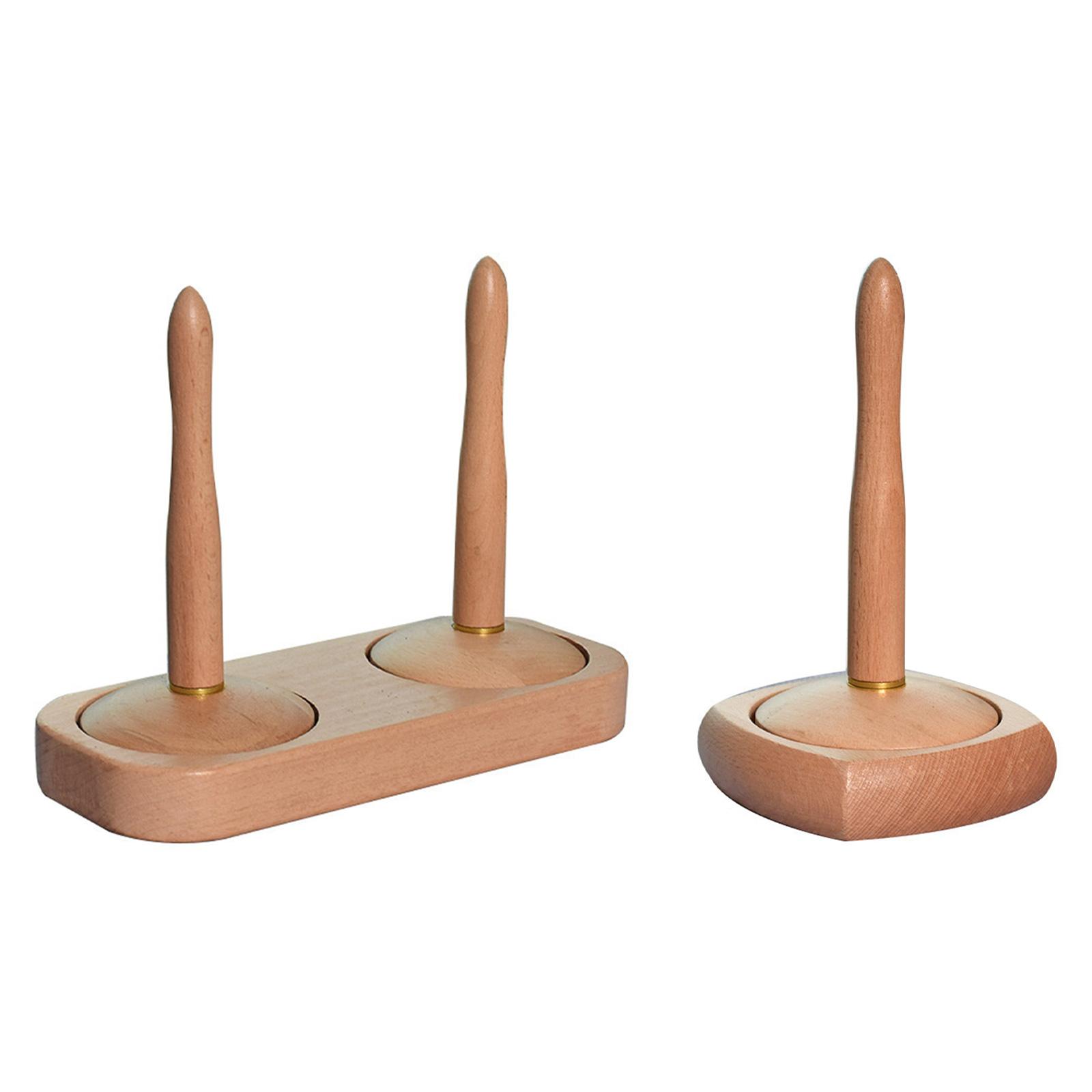 Yarn Holder Wood Yarn Dispense - Art Craft Yarn ulasan dan harga