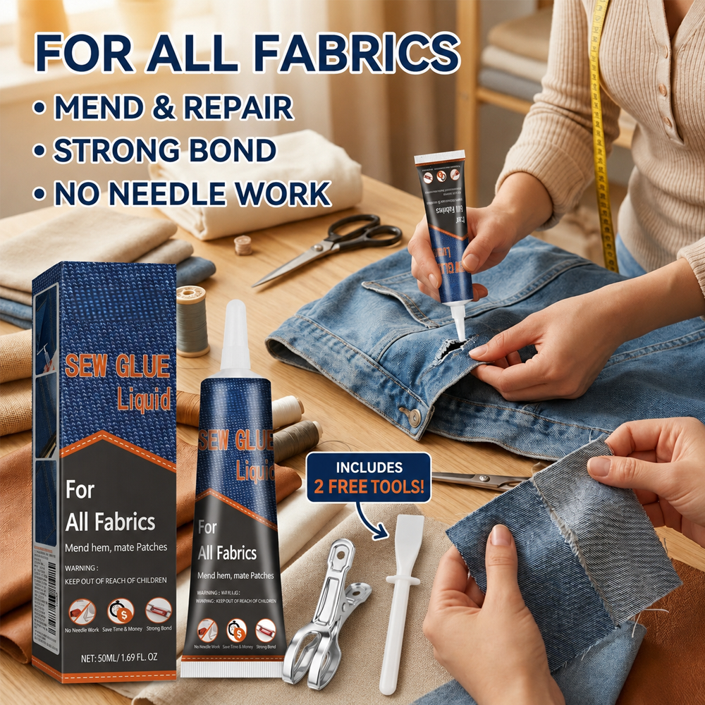 50ml Fabric Sewing Glue Fast D - Leather Tooling Kit ulasan dan harga