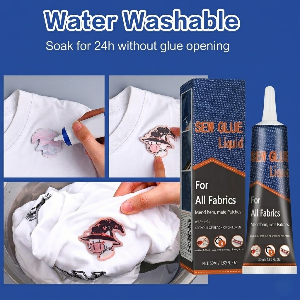 50ml Fabric Sewing Glue Fast D - Leather Tooling Kit ulasan dan harga