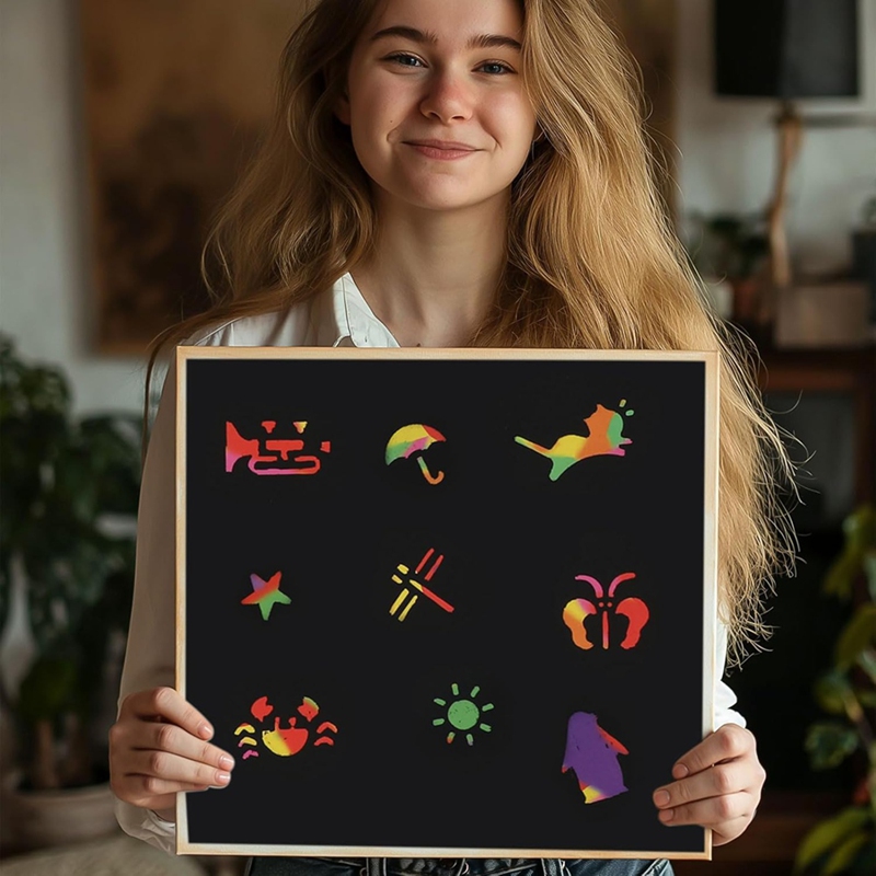 Scratch Paper Art Set, Black C - Art Crafting ulasan dan harga