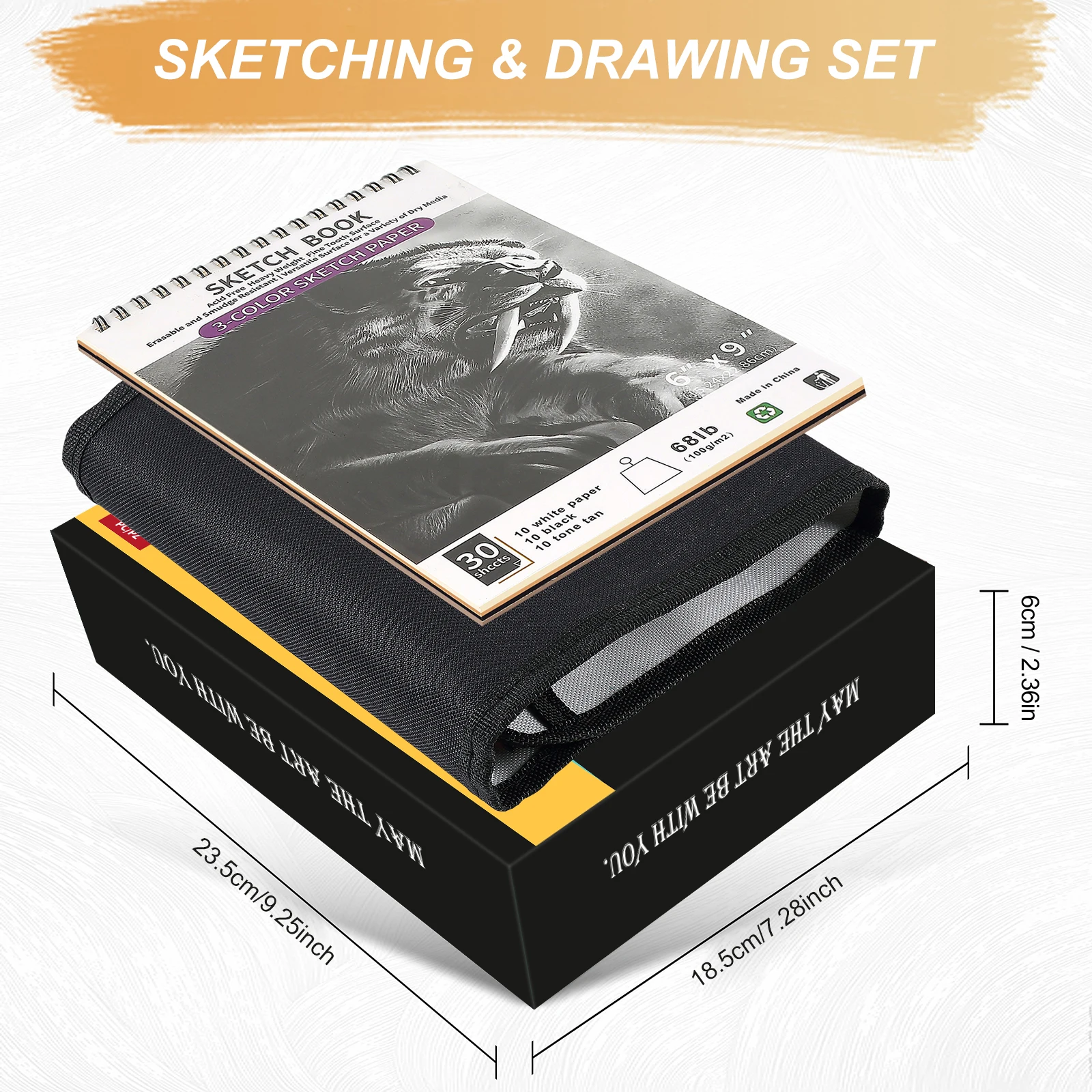 14/18/46/54/60/75pcs Drawing S - Colored Pencil Professional ulasan dan harga