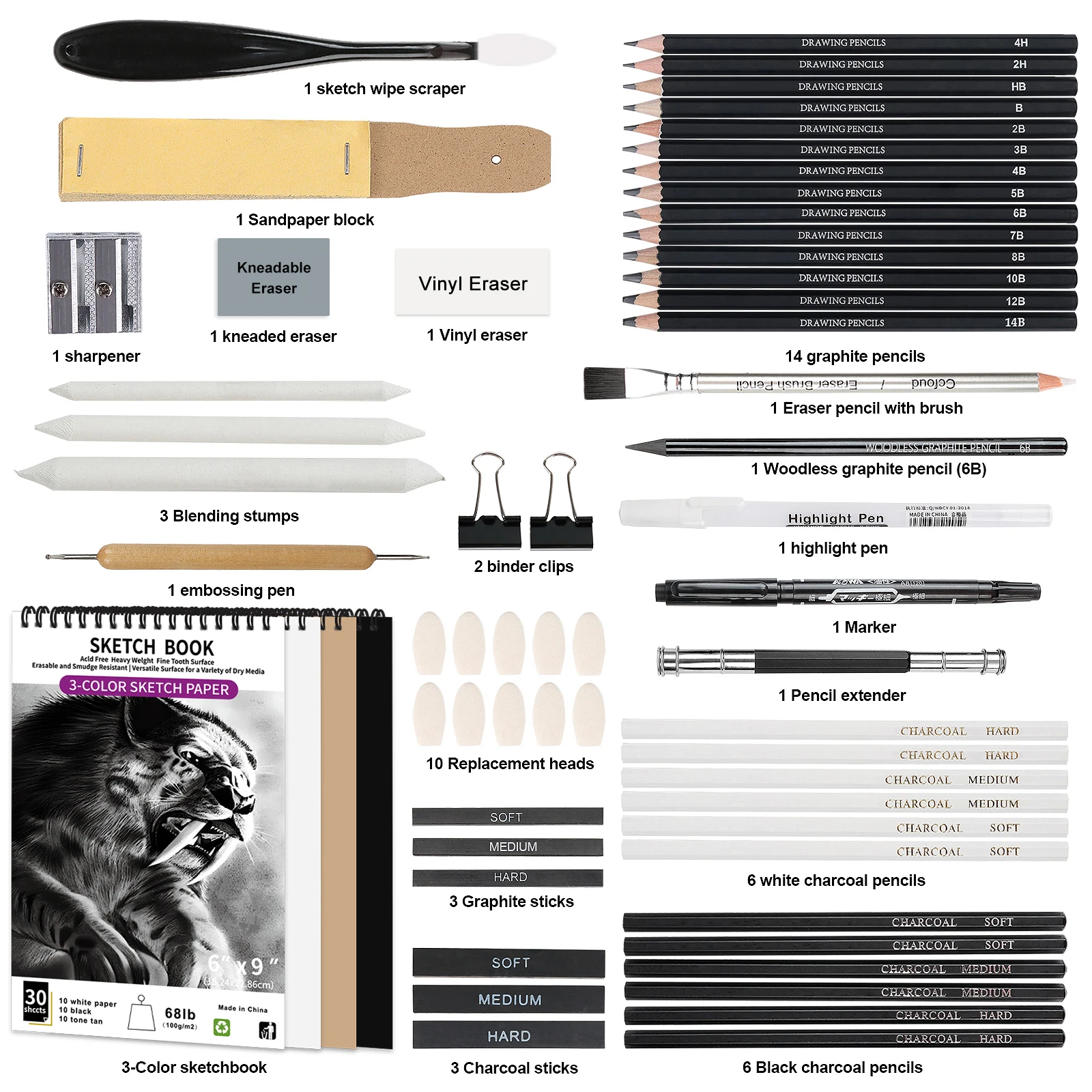 14/18/46/54/60/75pcs Drawing S - Colored Pencil Professional ulasan dan harga