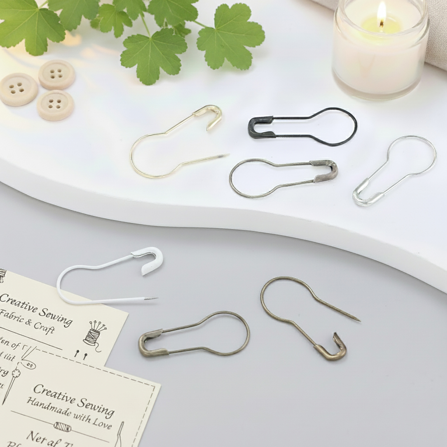 100Pcs/Lot Metal Gourd Safety  - Art Craft Ideas ulasan dan harga