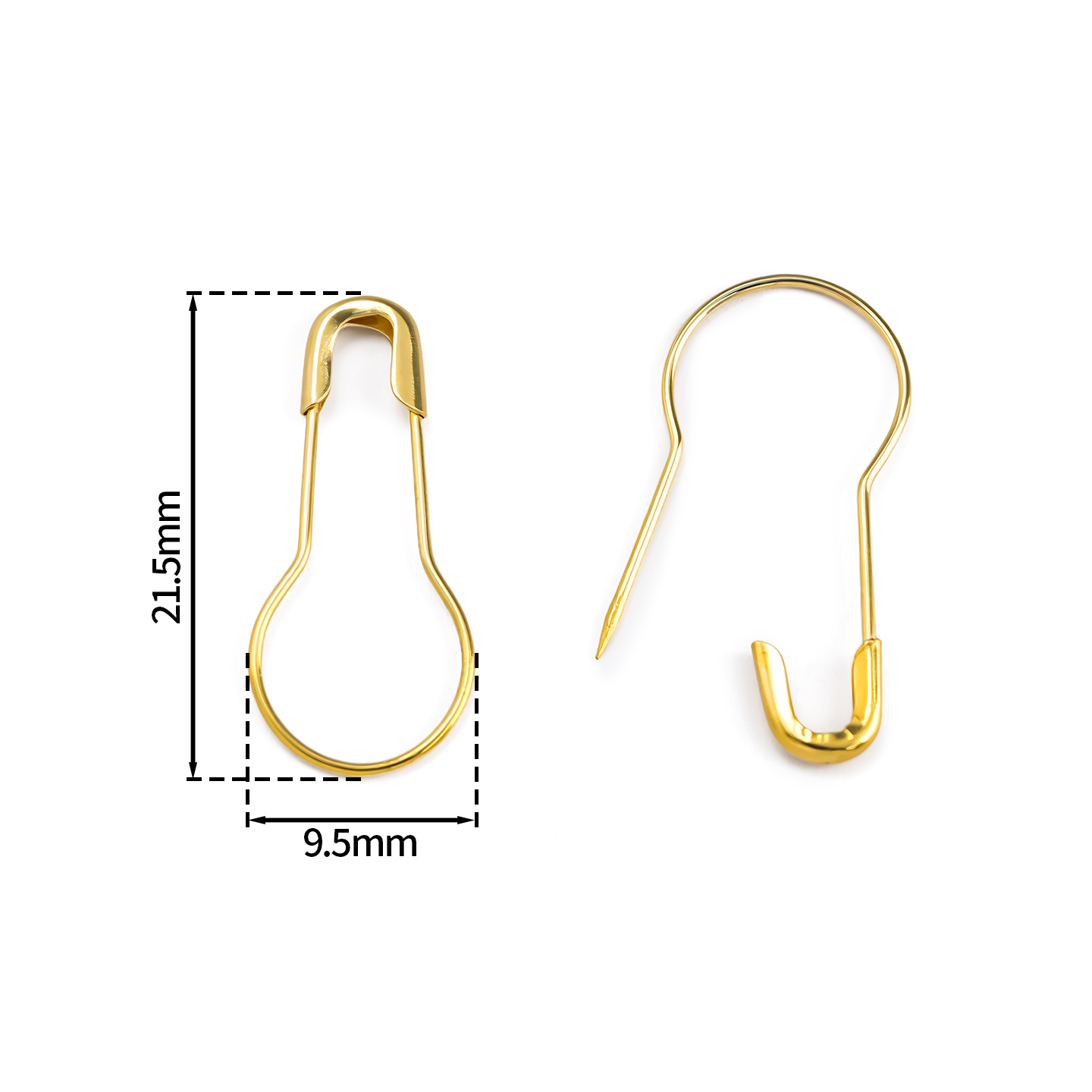100Pcs/Lot Metal Gourd Safety  - Art Craft Ideas ulasan dan harga