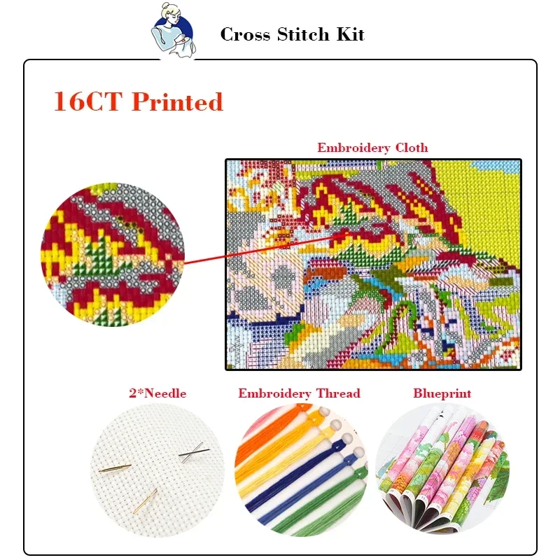 Joy Sunday Cross Stitch Kit Au - Art And Craft Autumn ulasan dan harga