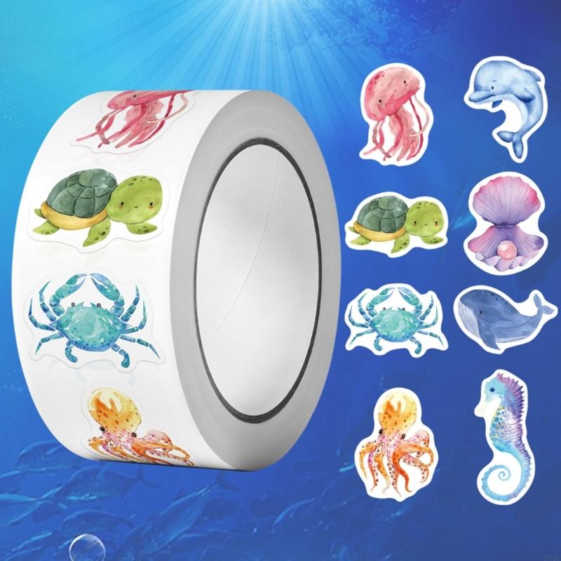 3000Pcs Marine Animal Sticker  - Art Craft Description ulasan dan harga