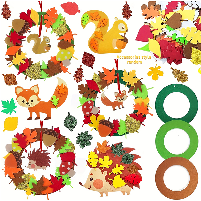 Autumn Creative Diy Wreath Cra - Art And Craft Autumn ulasan dan harga