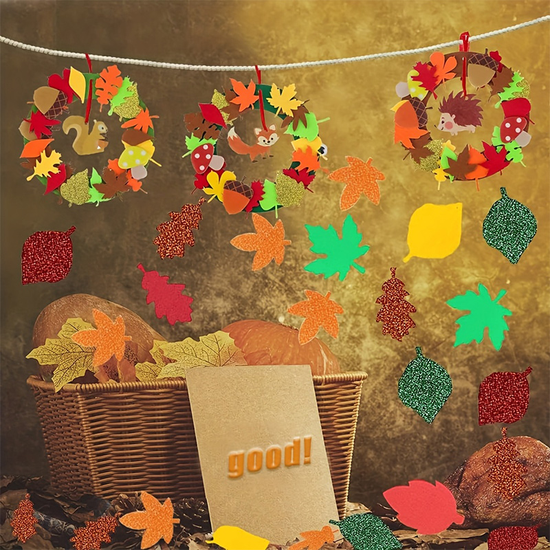 Autumn Creative Diy Wreath Cra - Art And Craft Autumn ulasan dan harga