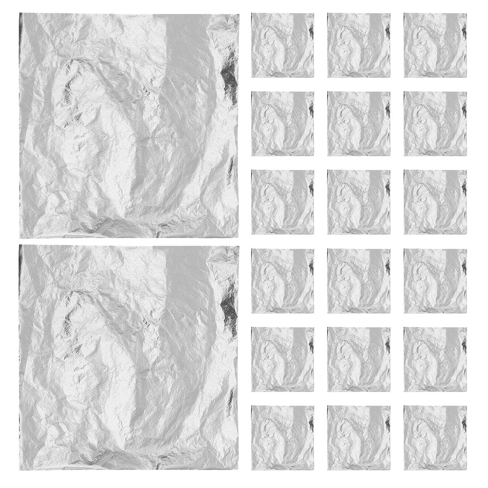 100Pcs Metallic Foil Paper She - Artwork Craft ulasan dan harga