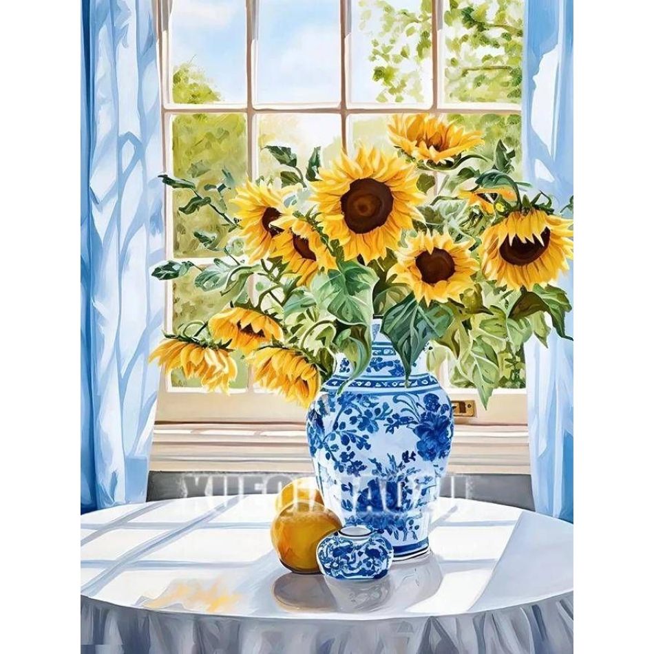 RUOPOTY Sunflower Diamond Pain - Art Craft Ideas With Paper ulasan dan harga