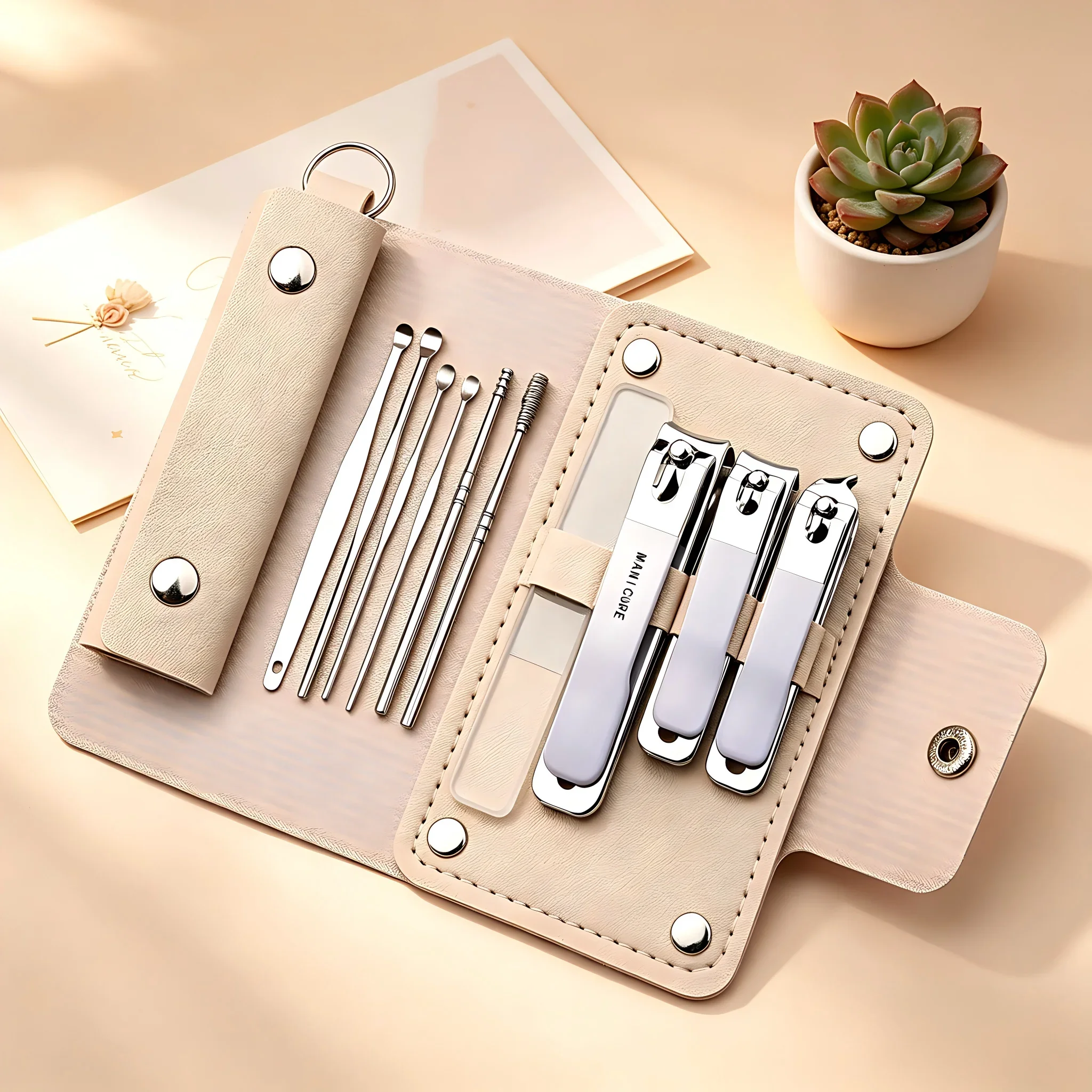 10Pcs Manicure Pedicure Set Na - Leather Tooling Kit ulasan dan harga