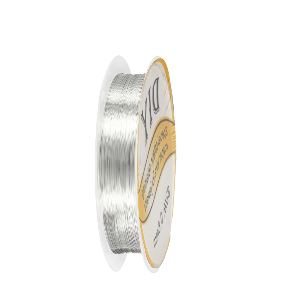 1Roll Silver Copper Wire 0.3/0 - Art Craft Ideas ulasan dan harga