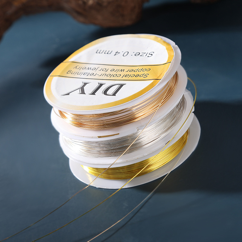 1Roll Silver Copper Wire 0.3/0 - Art Craft Ideas ulasan dan harga