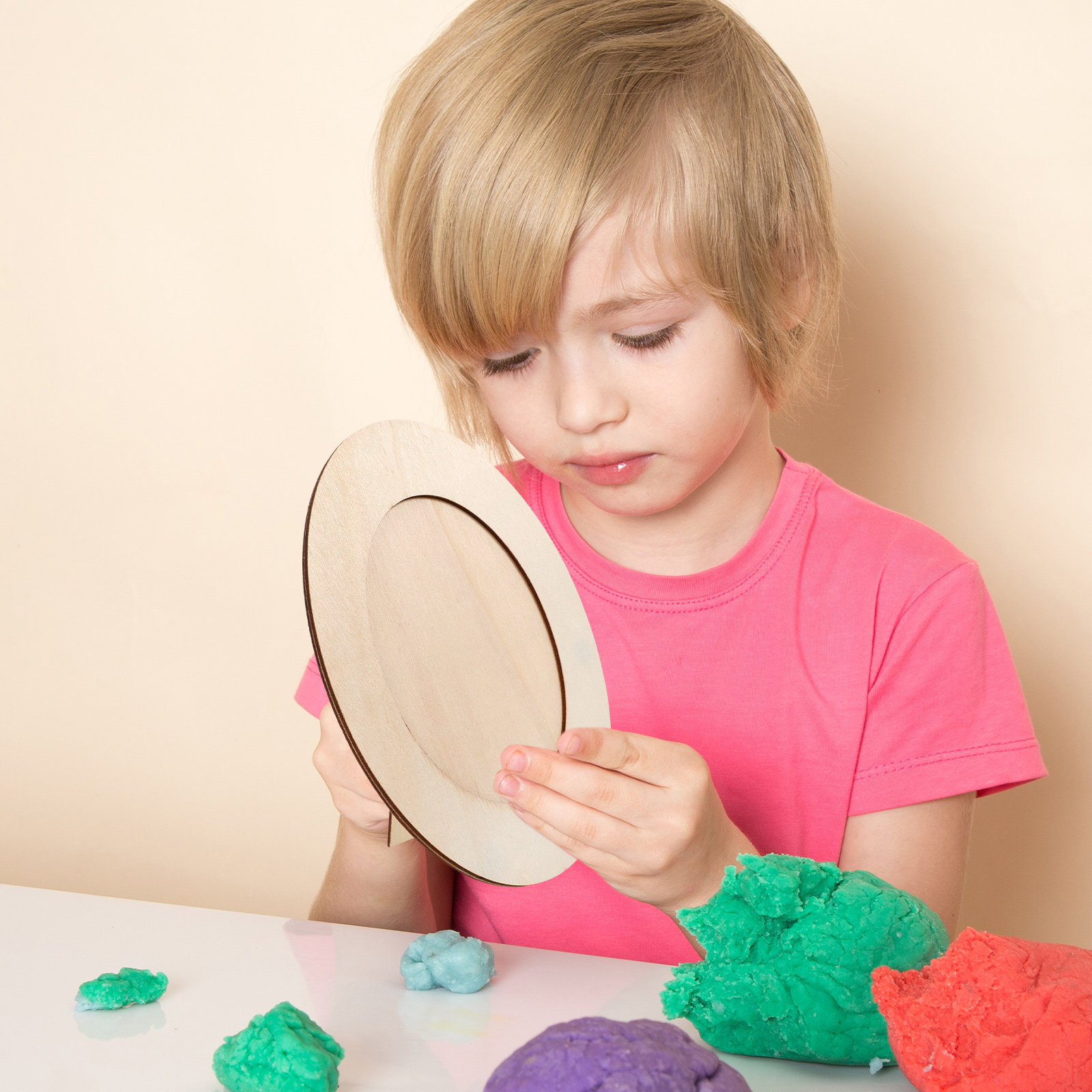 DIY Unfinished Wooden Oval Pho - Art Craft Activities For Preschoolers ulasan dan harga