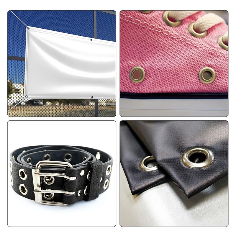 ABWZ-100Pcs Grommet Eyelets To - Leather Tooling Kit ulasan dan harga