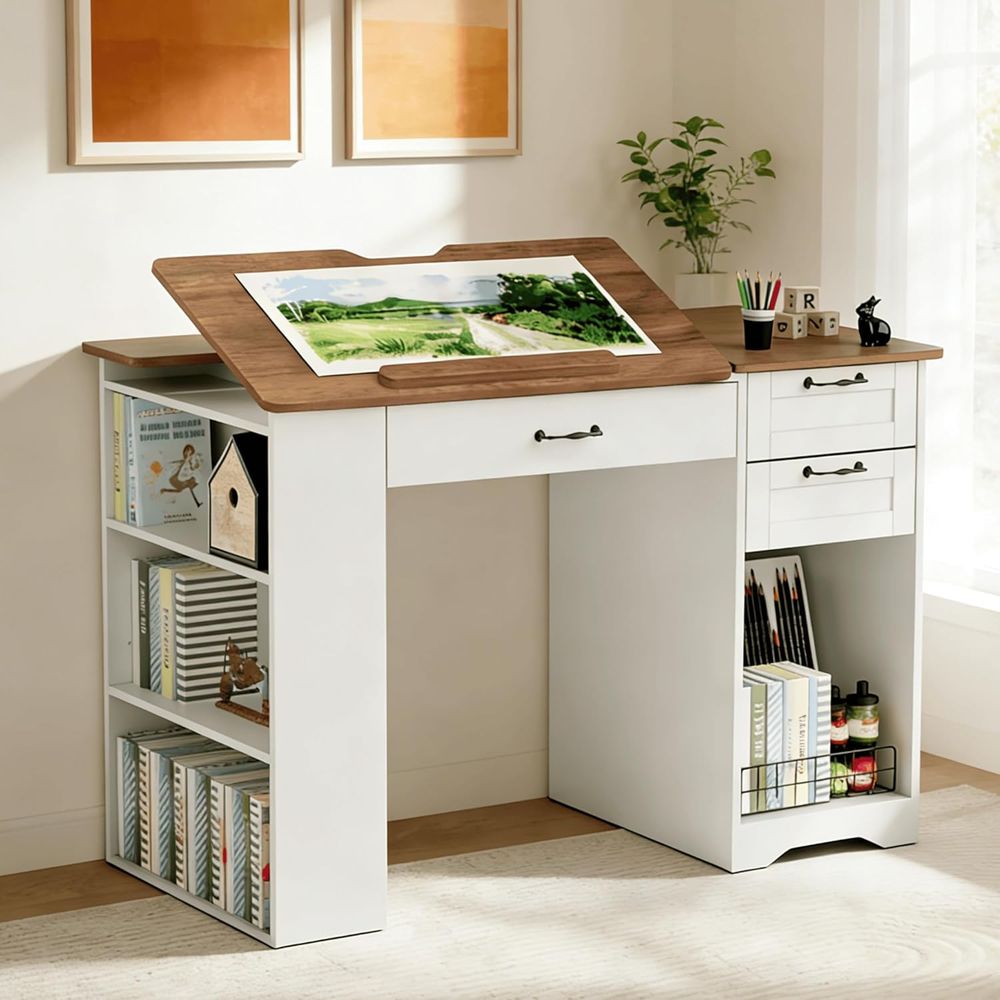 Adjustable Desk with Storage a - Art & Craft Toys For Kids ulasan dan harga